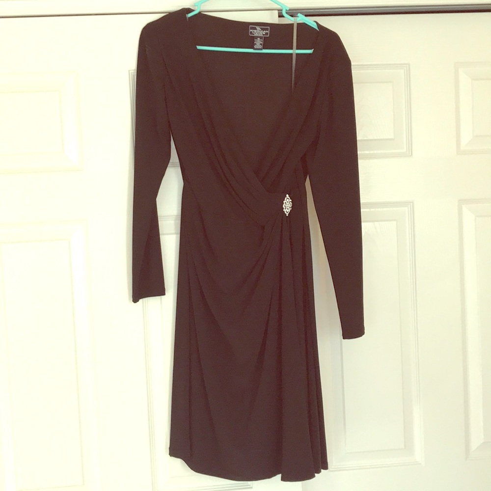 Black cocktail dress